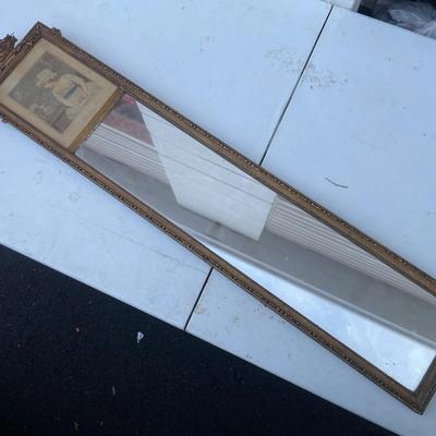 Antique Slender Mirror