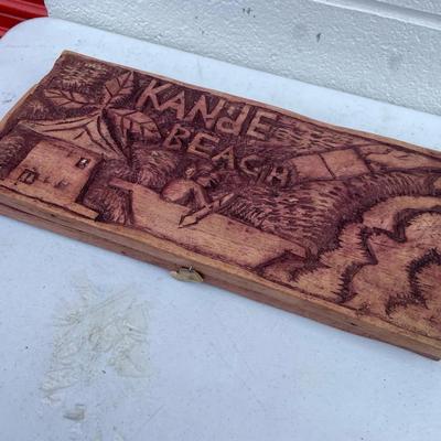 Hand Carved Kande Beach Bawo Game Board