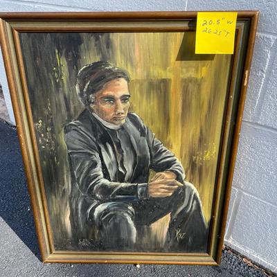 Vintage 1972 Artist Signed Painting