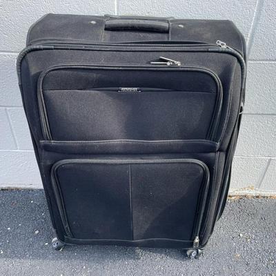 Large Black American Tourister Suitcase Luggage