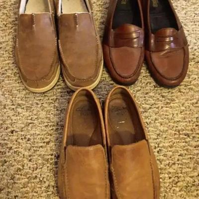 Men's Leather Loafers - Size 11
