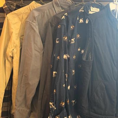 Men's Long-Sleeved Shirts with Vest