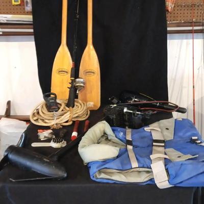 Boating and Fishing Gear Including a Trolling Motor