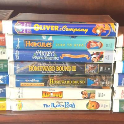 Huge Lot of Disney VHS Movies