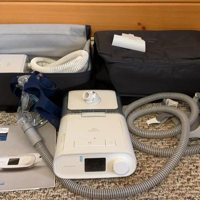 (2) Philips Respironics Dream Station Auto CPAP machine w/ Accessories