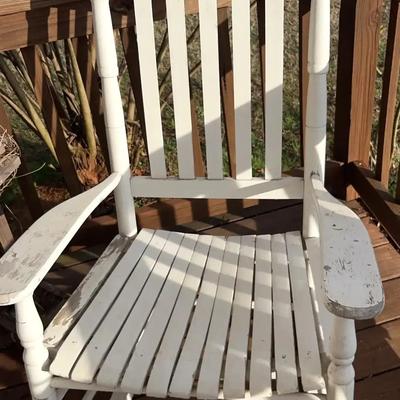 Pair of Traditional Classic Porch Rocking Chairs