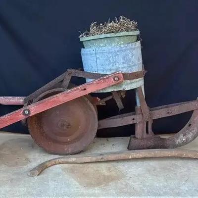 Antique Single-Row Corn Planter