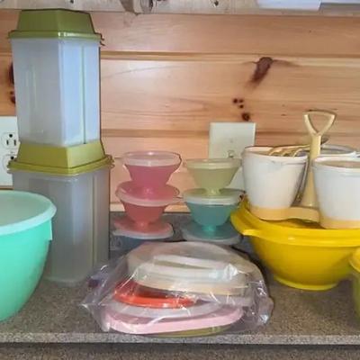 Lot of Vintage Tupperware