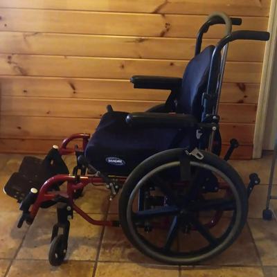 Quickie 2 folding ultra-lightweight manual wheelchair. 