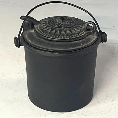 Antique Cast Iron Glue Pot