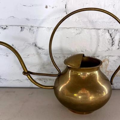 Mid Century Modern Brass Watering Can
