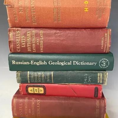 Antique Dictionary And Language Dictionaries And Books