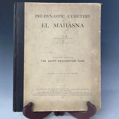 1911 First Edition Pre-Dynastic Cemetery El Mahasna by Ayrton and Loat