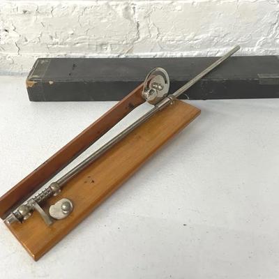 Antique F. Weber Sphinx Section Liner Drafting Engineering Tool With Box