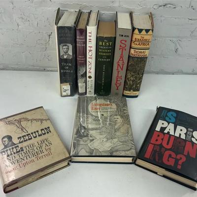 Vintage Hardcover History Novels (9)