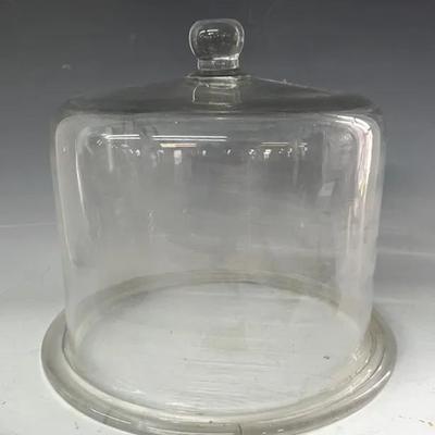 Vintage Glass Cake Cover or Display Cloche
