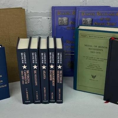 Vintage Medal Of Honor Recipients 1863-1978 & Other Hardcover Civil War Books (11)