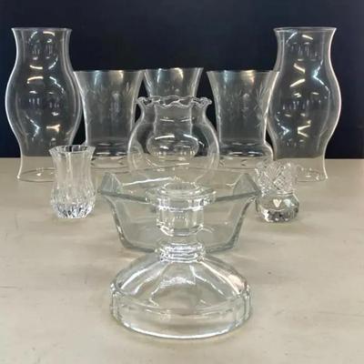 Glass Decor And Candle Holders