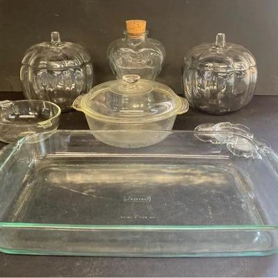 Glass Kitchenware & Jars (9)