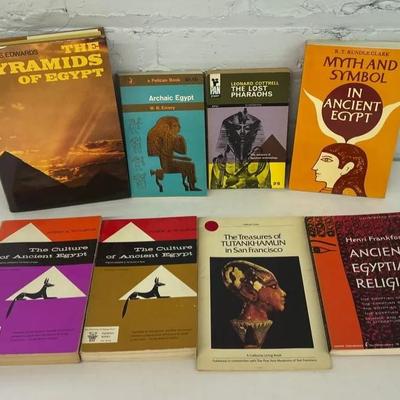 Vintage Egyptian History Book Collection (8)