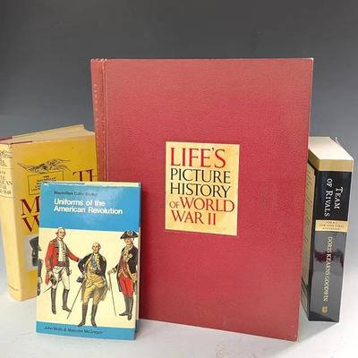 Life’s Picture History Of WW II Book With Vintage War Books