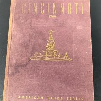 Cincinnati 1788 American Guide Series Book (1943)