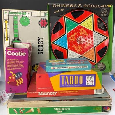Vintage Board Games With Ohio Art Chinese Checkers And Dominoes 
