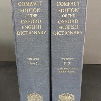 The Compact Edition Of The Oxford English Dictionary 