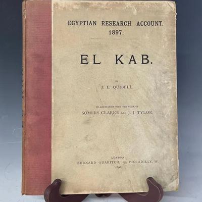 First Edition 1898 El Kab by J.E. Quibell
