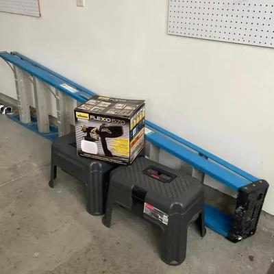 Sale Photo Thumbnail #61: Keller 8 Ft Ladder Bundle (w/stepstools and Power Sprayer)