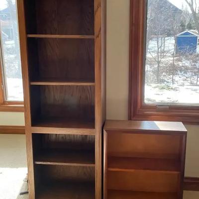 Sale Photo Thumbnail #3: 2 Bookcase Lot 