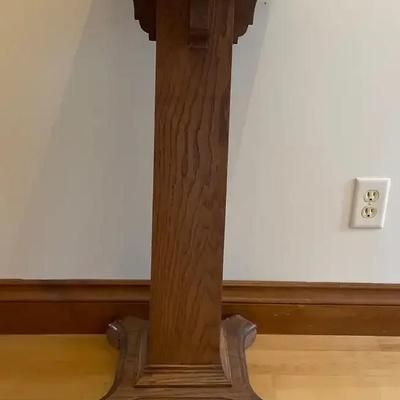 Sale Photo Thumbnail #12: Oak Plant Stand 