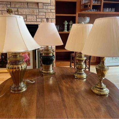 Sale Photo Thumbnail #16: Brass Lamp Lot 2 