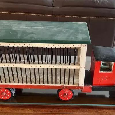 Sale Photo Thumbnail #48: Vintage Toy Wooden Truck