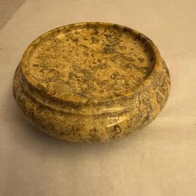 Polished Ashtray And Vintage Yo-yo 