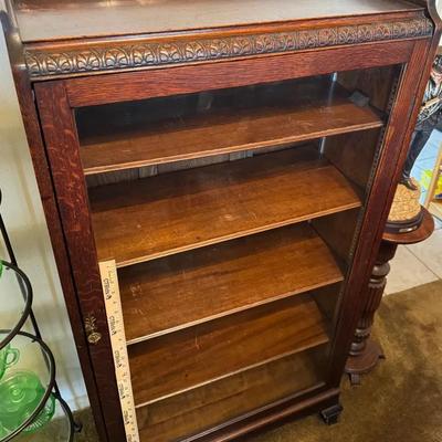 Vintage Bookcase Storage Cabinet