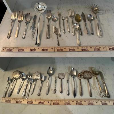 Large Mixed Flatware Set