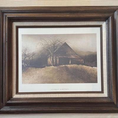 Framed “Late Afternoon” by Hubert Shuptrine Print