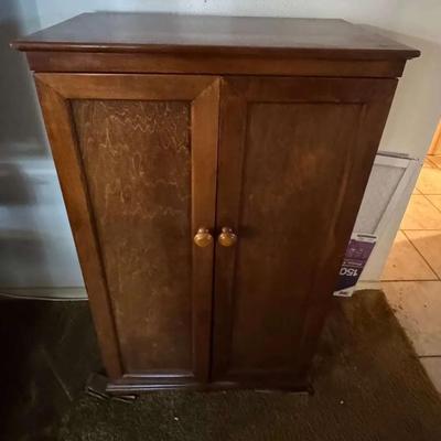 Wooden 300 DVD Cabinet