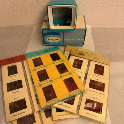 Vintage 35mm Viewer And Slides