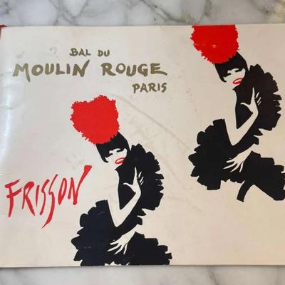 1966 Moulin Rouge Paris Souvenir Brochure/Program (Vintage)