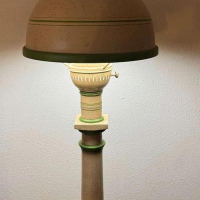 Vintage Hurricane Lamp & Vintage Hobnail Lamp