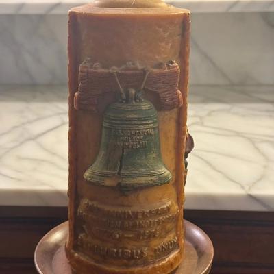 Johann Gunter 1976 Bicentennial Liberty Bell Candle (Germany)