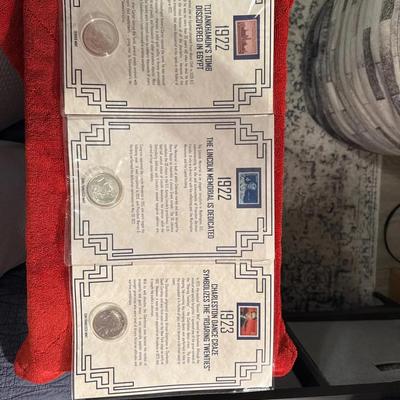 Two 1922 Peace Dollars And One 1923 Peace Dollar 