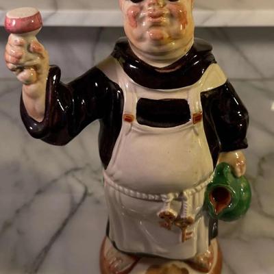 Italian Monk/Friar Wine Decanters (Set of 2)