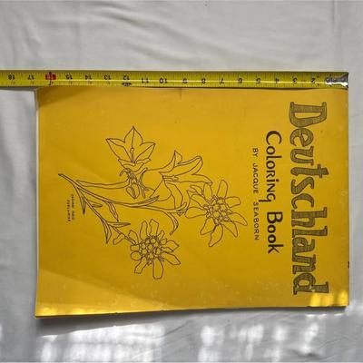 Vintage German Coloring Book