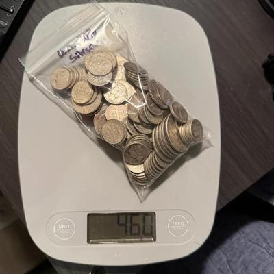 US 90% Silver Coins 46 Grams