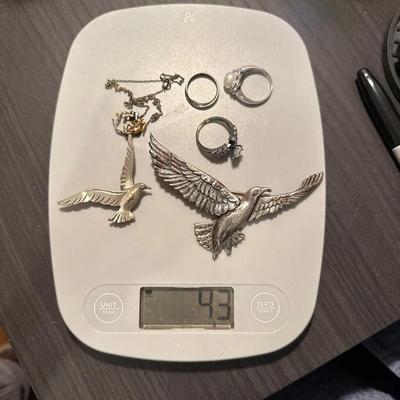 Misc Silver 925 Jewelry 42g