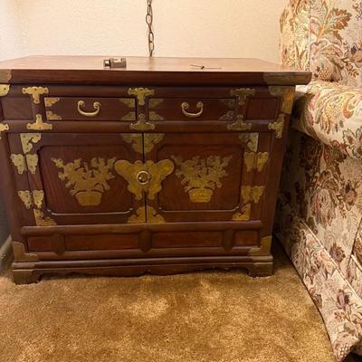 antique Korean tansu cabinet or