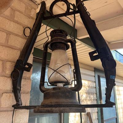 Vintage Kerosene-style Western Electric Lantern 